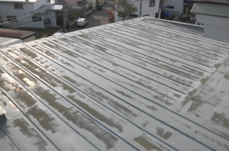 板金屋根防水例